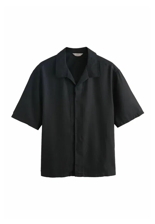 Рубашка с воротником-лацканом Shirt Next, черный — фото 2