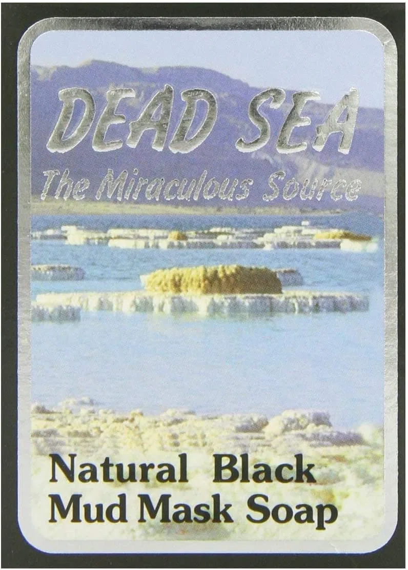 Мыло черное грязевое Malki Natural Black Mud Soap, 90 г x 4