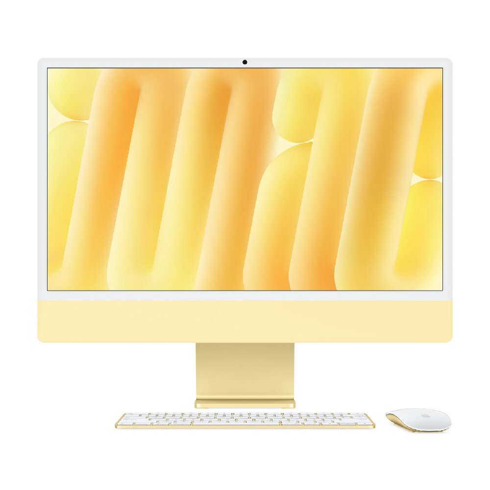 

Моноблок Apple iMac 24'' М4 (2024), 8 CPU/8 GPU, 16 ГБ/256 ГБ, Gigabit Ethernet, Yellow, английская клавиатура
