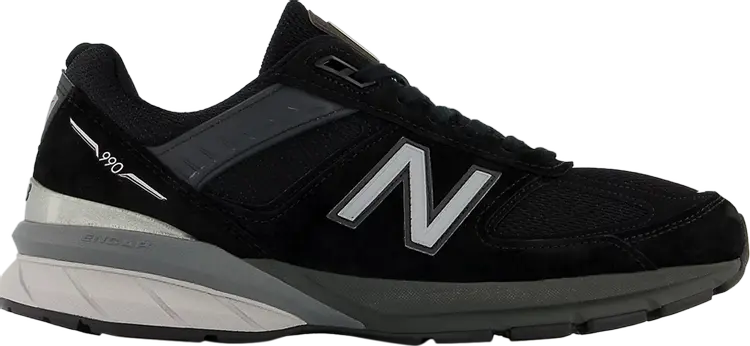 

Кроссовки New Balance 990v5 Made In USA B Wide 'Black', черный