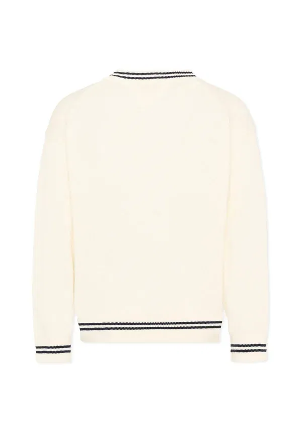Кардиган свободного кроя Cardigan Tommy Hilfiger, ivory, слоновая кость — фото 2