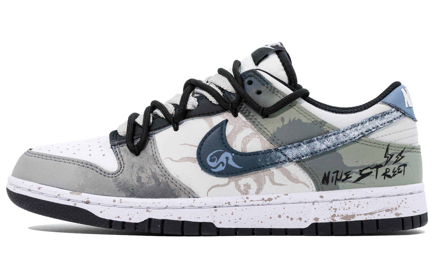 

Nike Дышащие низкие скейтерские кроссовки унисекс серые, цвет Gray