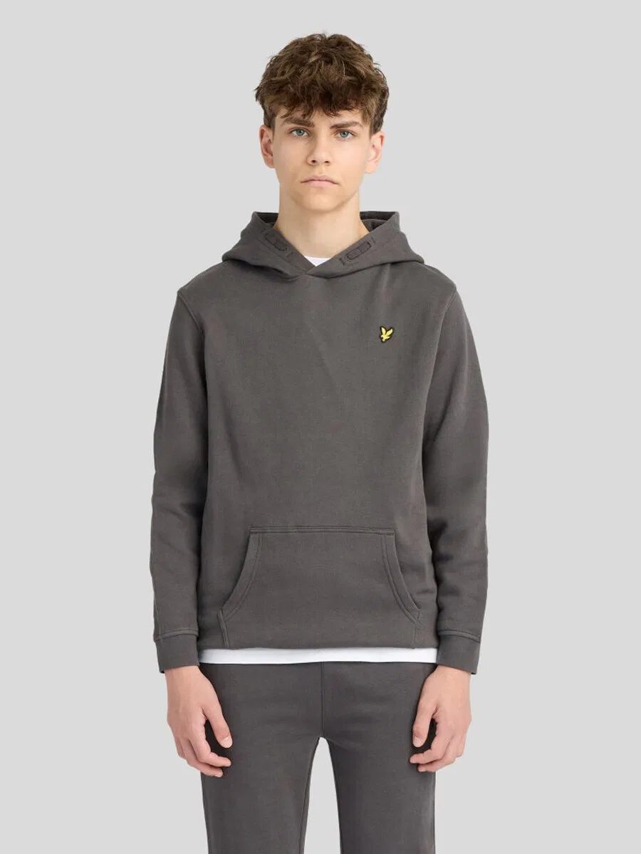 Толстовка Lyle & Scott графитового цвета — фото 2
