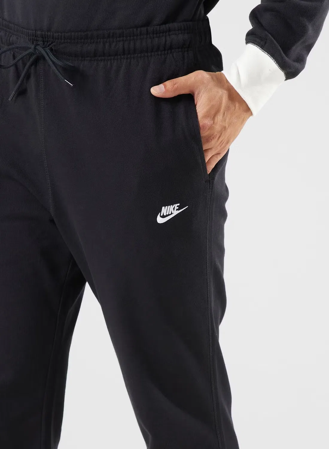Джоггеры мягкие Nike Club knit, черный — фото 4