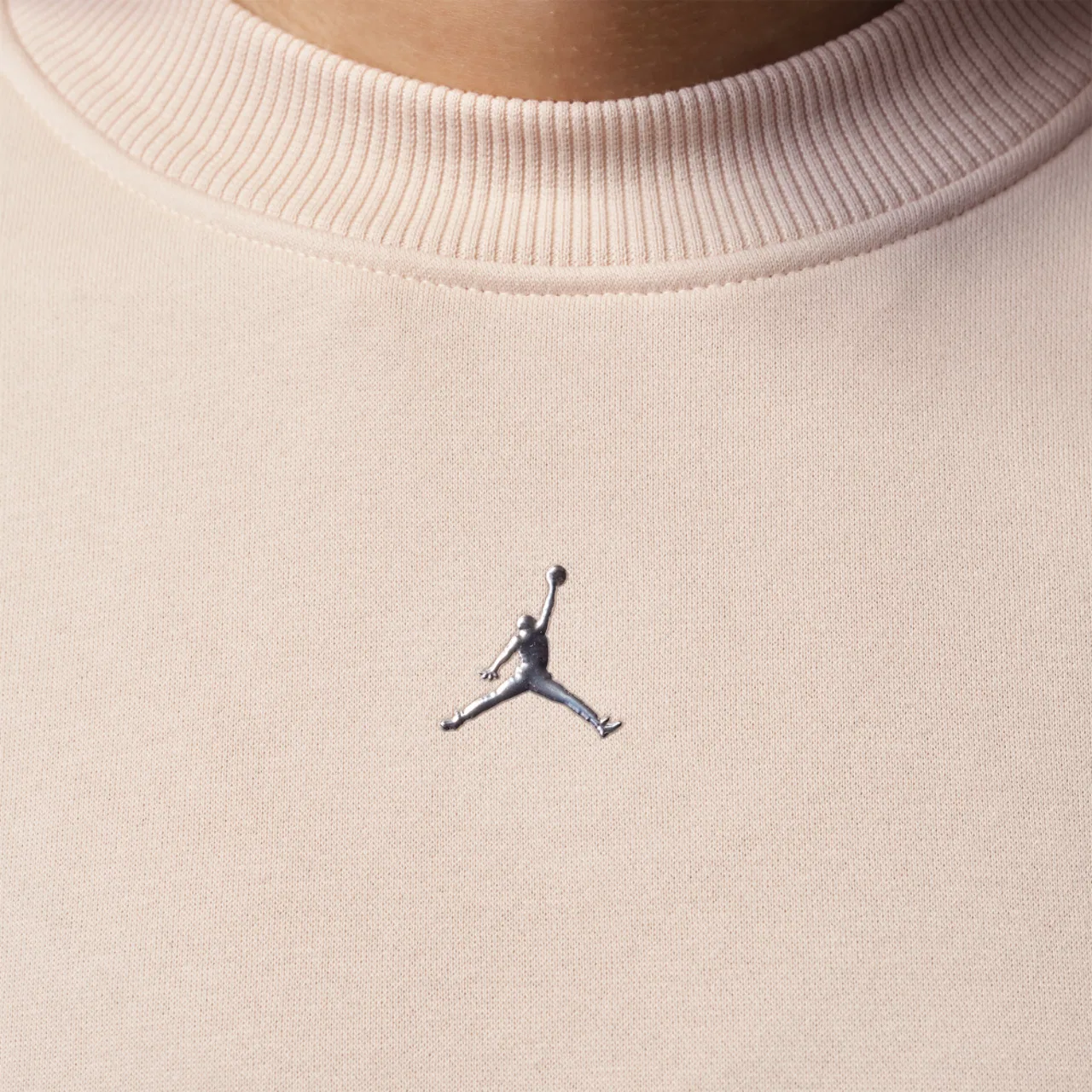 Женский свитшот с реглан-рукавами Jordan Brooklyn Fleece BB Pullover Hoodie Jordan, Pearl White — фото 3