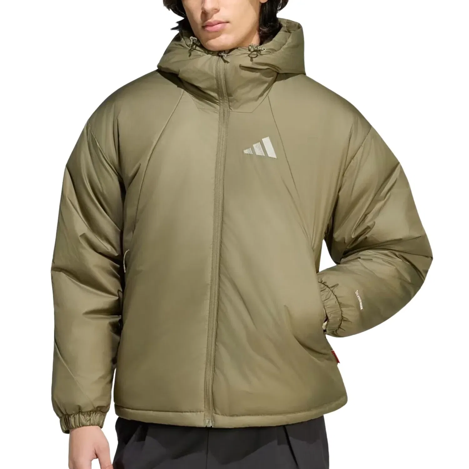 Мужская куртка Terrex Multi PrimaLoft Insulated Hooded Jacket Asia Sizing 'Olive Strata' adidas, Olive Strata — фото 2