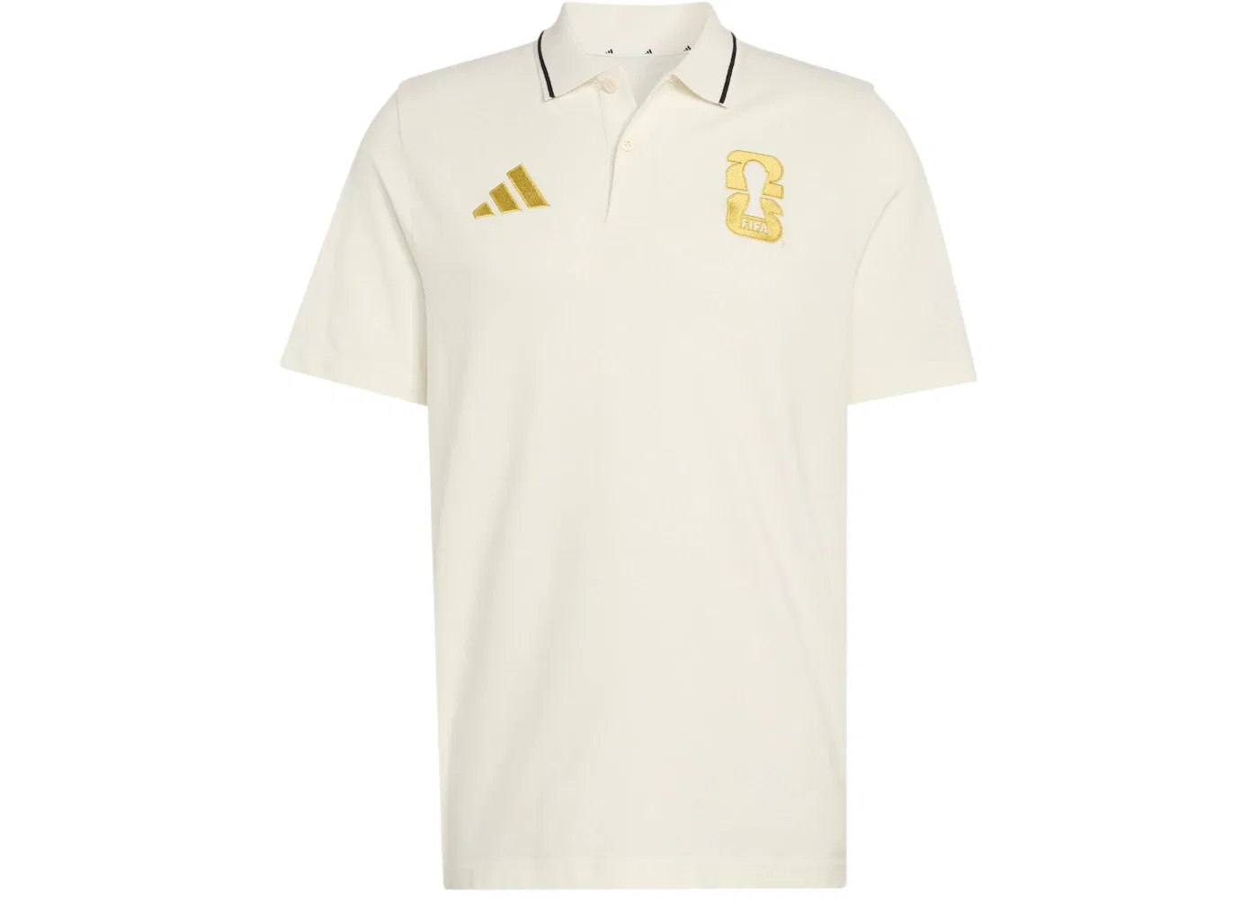 Мужское поло с эмблемой FIFA World Cup 2026 Adidas, Core White