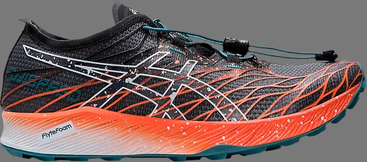

Кроссовки wmns fuji speed 'black nova orange' Asics, черный