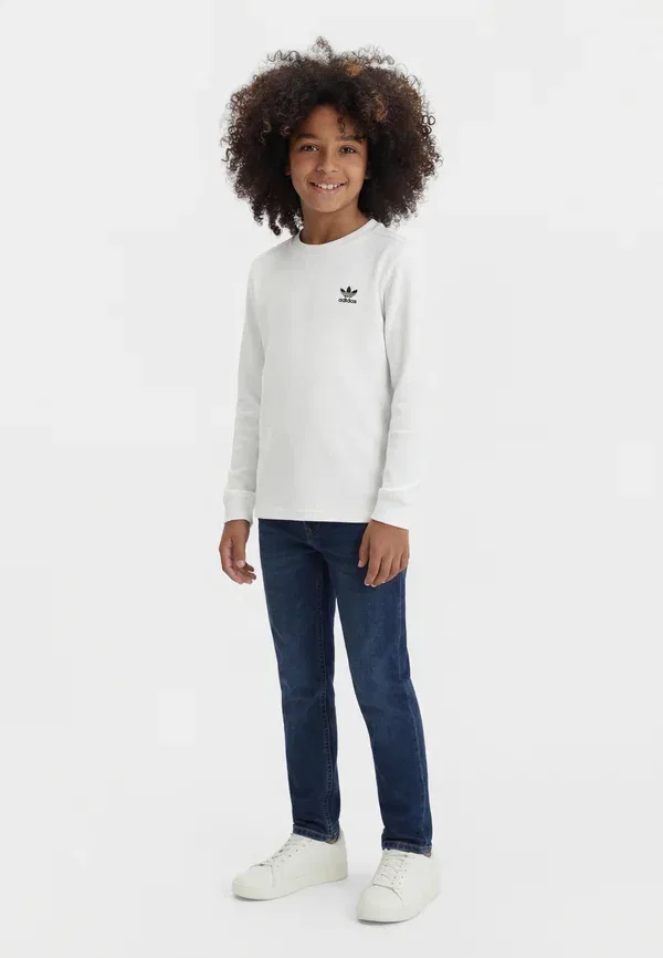 Детская футболка унисекс с длинными рукавами Adidas Originals, белый