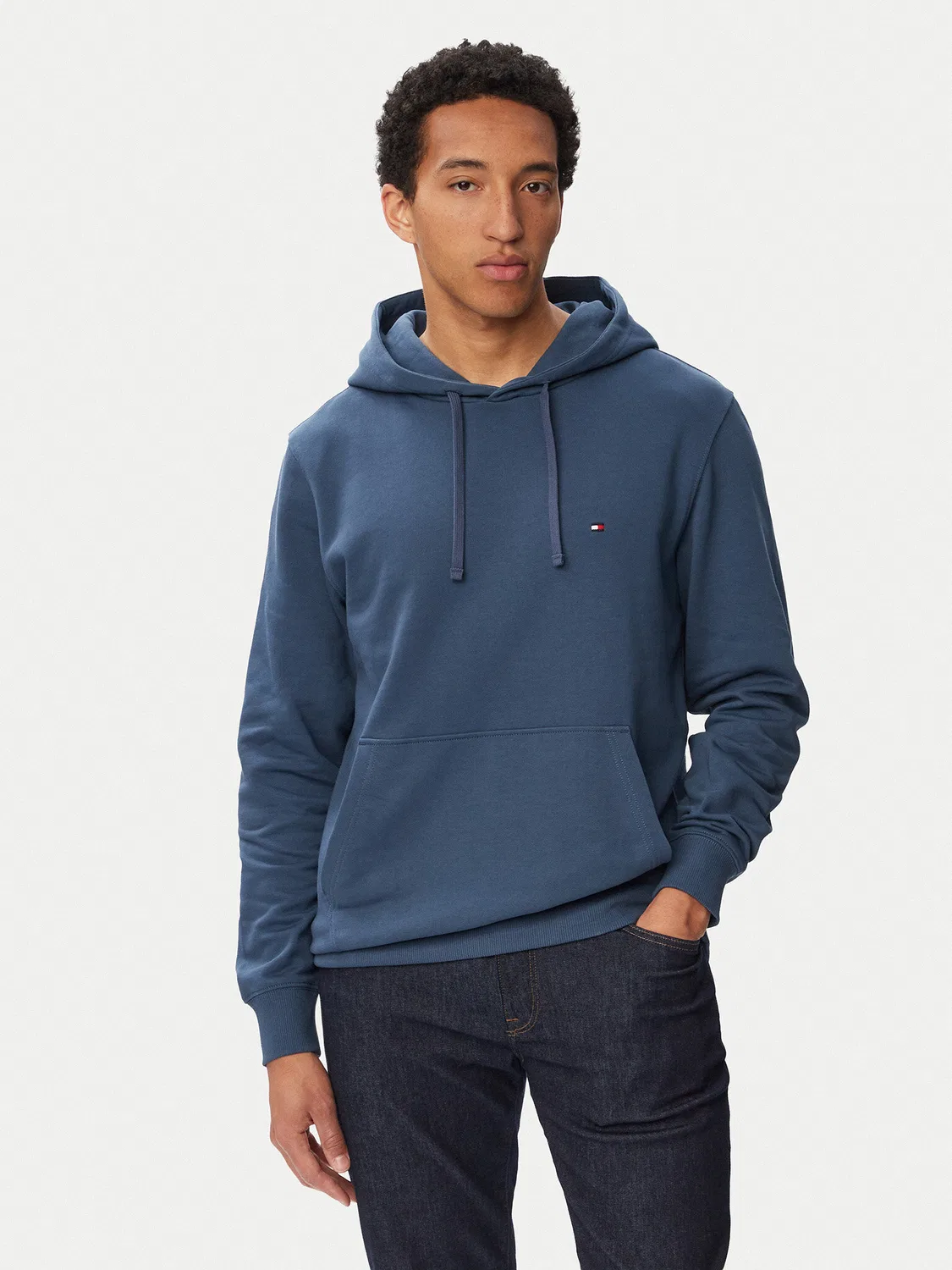 Мужская толстовка стандартного кроя Essential Terry Tommy Hilfiger, синий