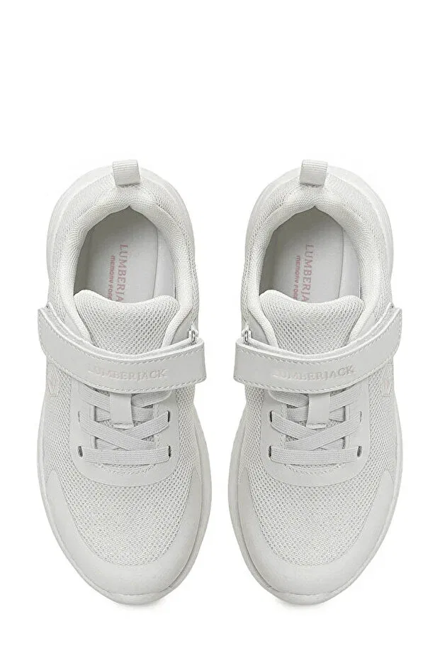Детские кроссовки для девочек текстильные Pow 6fx white girls' sneaker a102155870 Lumberjack, White-102155870 — фото 4
