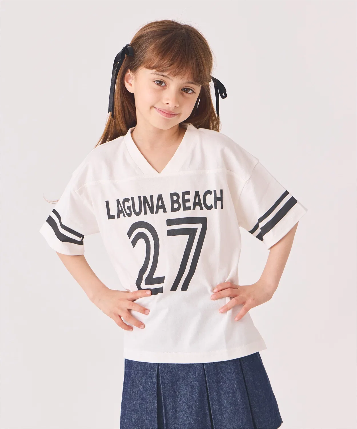 Детская футболка с принтом Logo Short Sleeve ever closet, Off White