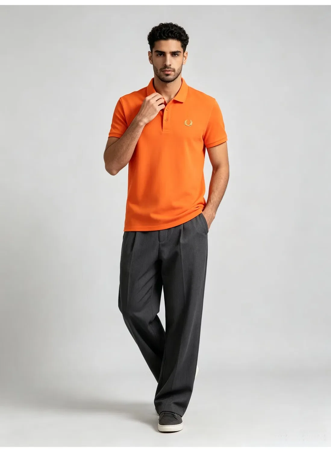 Рубашка поло с коротким рукавом Fred Perry, оранжевый