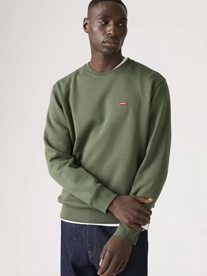 Мужской прямой свитшот Levi's, Khaki — фото 2
