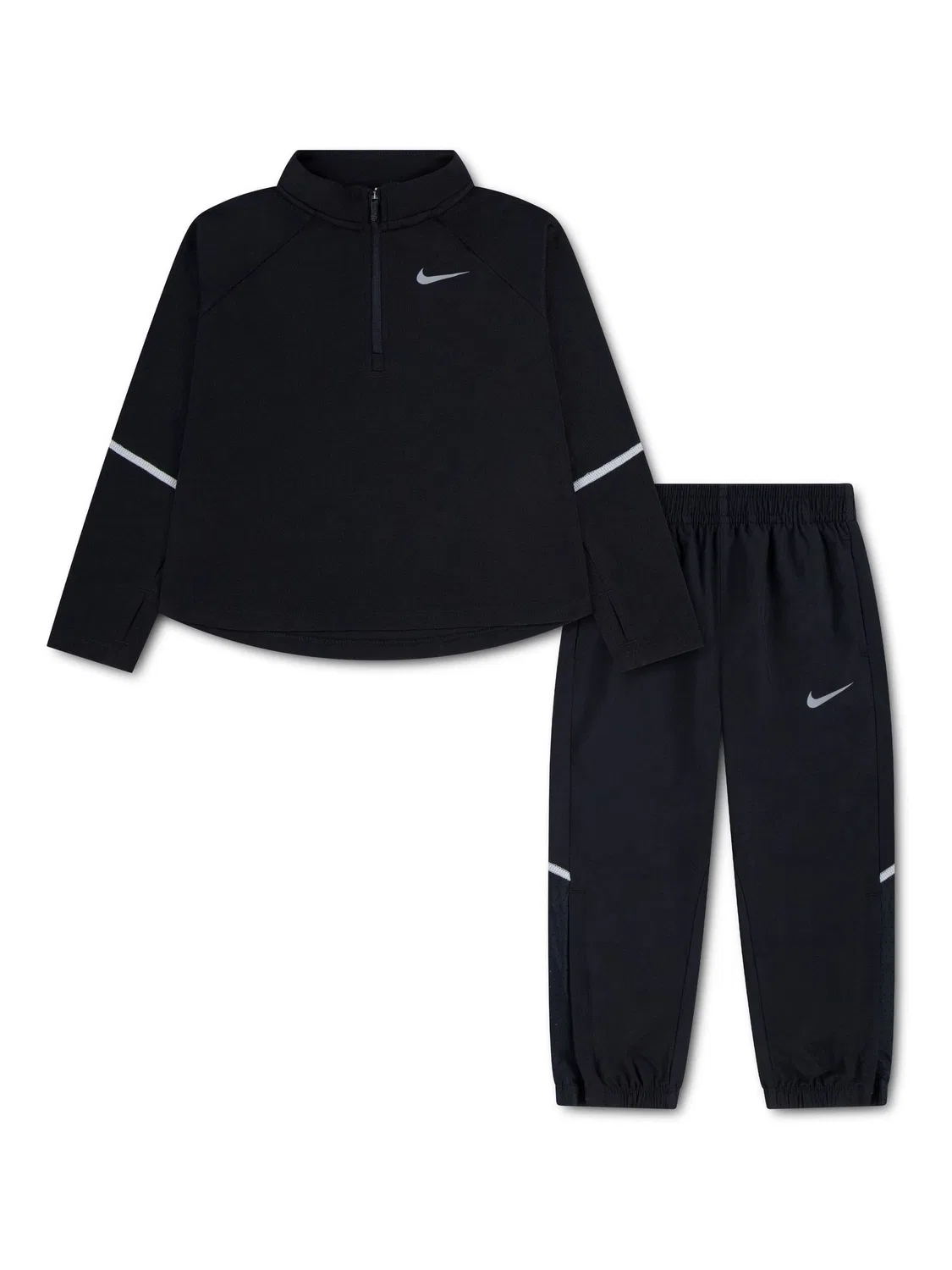 Спортивный костюм Nike Dri-FIT Miler Set, черный — фото 2