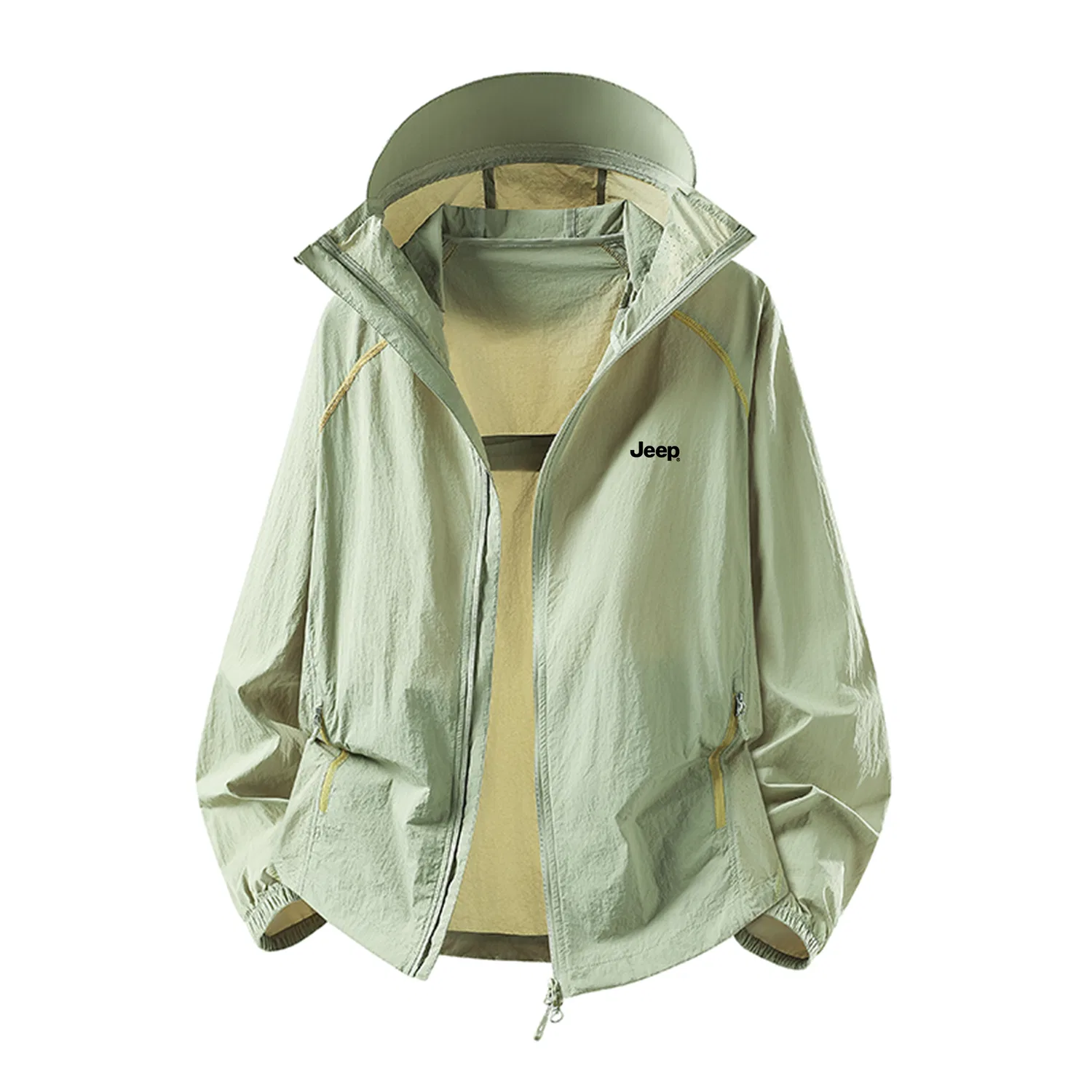 Детская одежда для защиты от солнца с длинным рукавом Jeep Ice Peak Sun Protection Collection, Gray Green