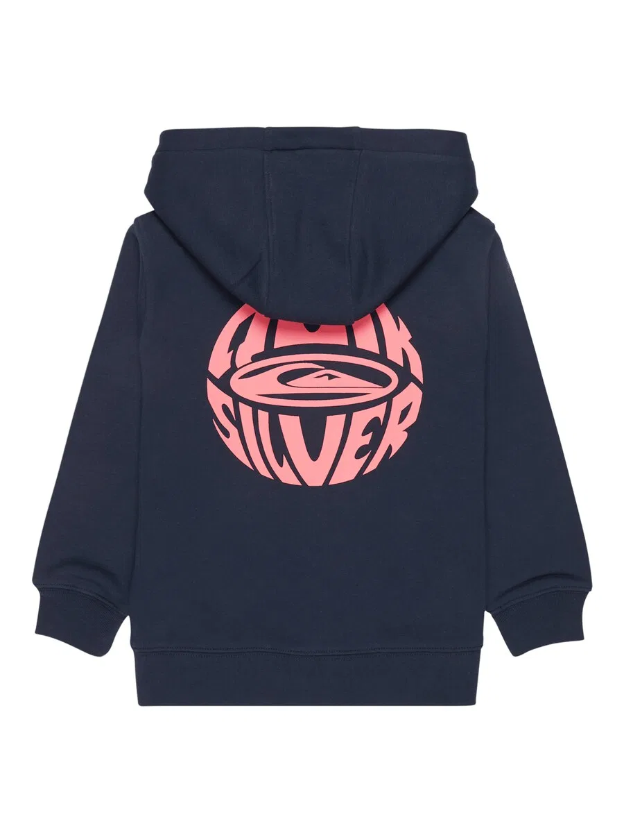 Толстовка QUIKSILVER 'Quik Globe' темно-синего цвета — фото 2