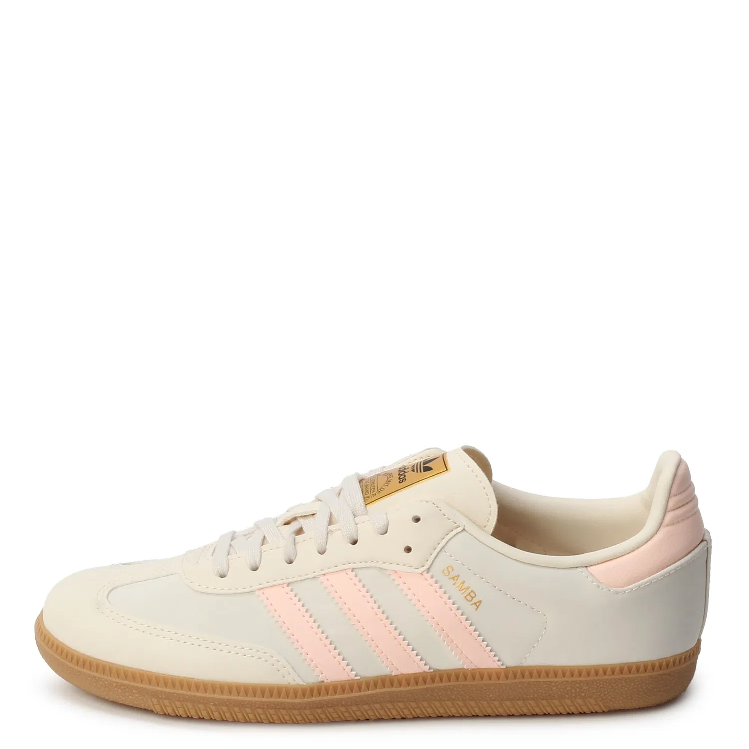 Детские кроссовки для девочек с полосками Samba Og J Adidas, Beige Pink