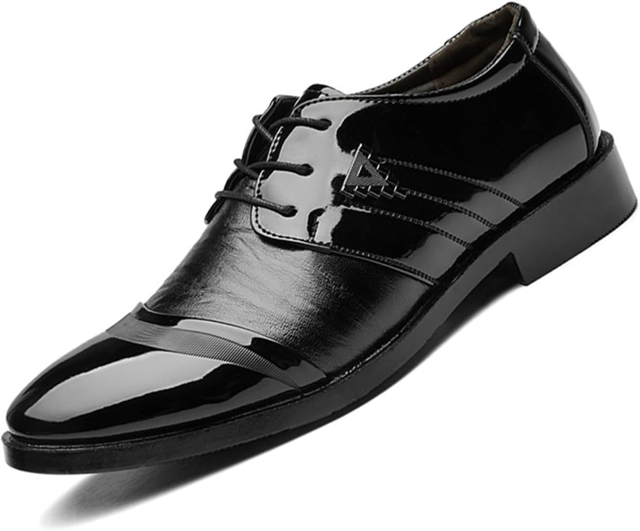 

Мужские классические туфли KYOESCAI с шнуровкой, оксфорды, формальные деловые и свадебные броги, дерби для мужчин, черный