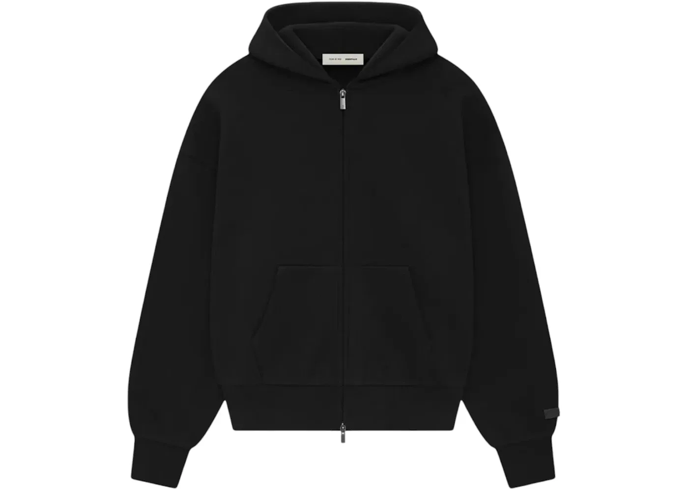 Мужская худи на молнии Classic Hood Zip Up Fear of God, Black — фото 2
