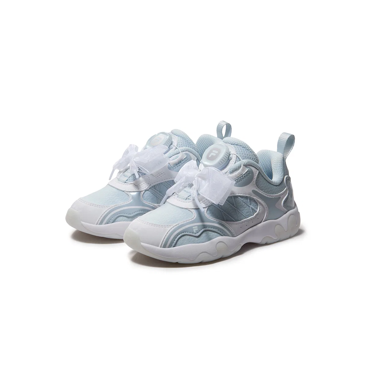 Детские тренировочные кроссовки с кроссовками FILA KIDS, Illusion Blue/FILA White — фото 4