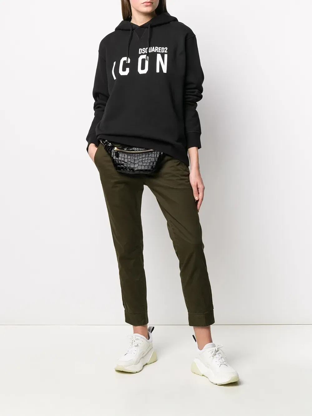 Худи Icon Dsquared2, черный — фото 2