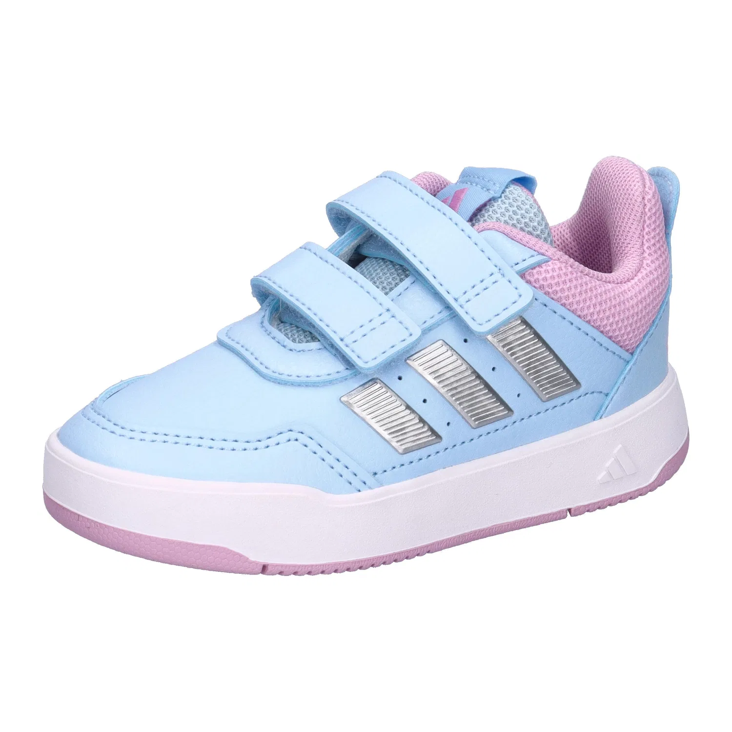 Детские кроссовки с липучкой Tensaur Sport 3.0 CF Adidas, Hellblau Rosa Konigliches Lila