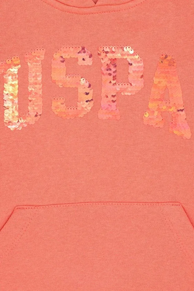 Детское худи для девочек с капюшоном U.S. Polo Assn., Multicolor — фото 4