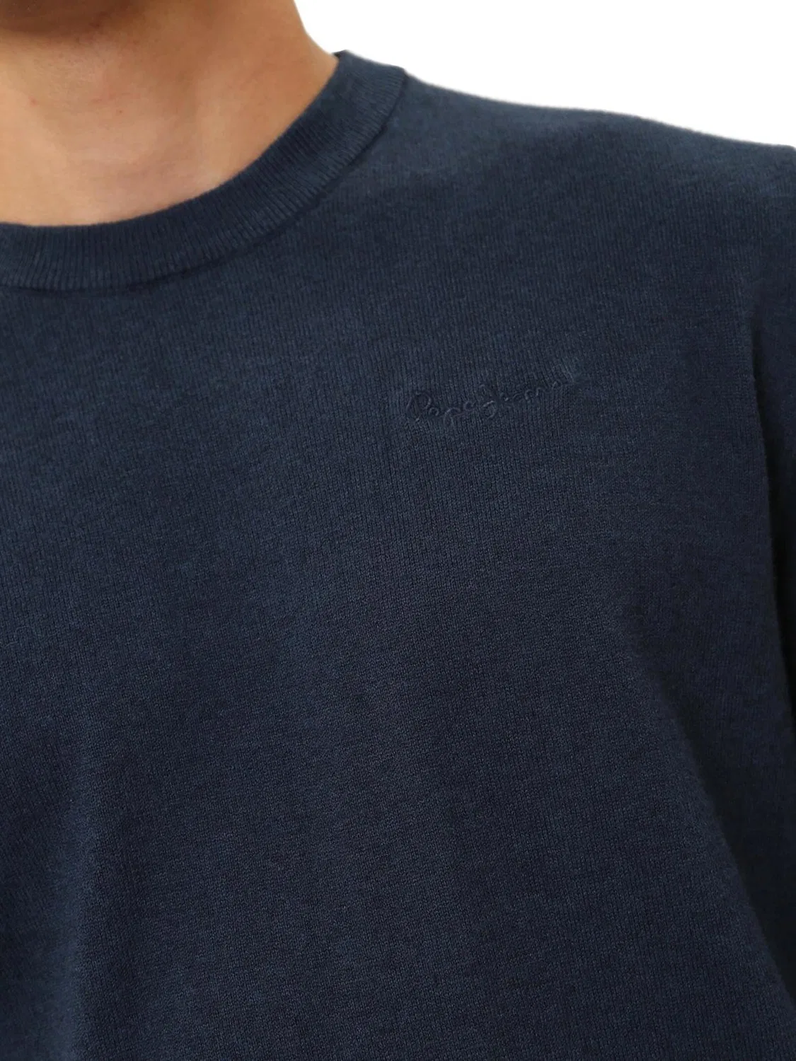 Свитер Diesel Andre Crew Neck темно-синего цвета — фото 2