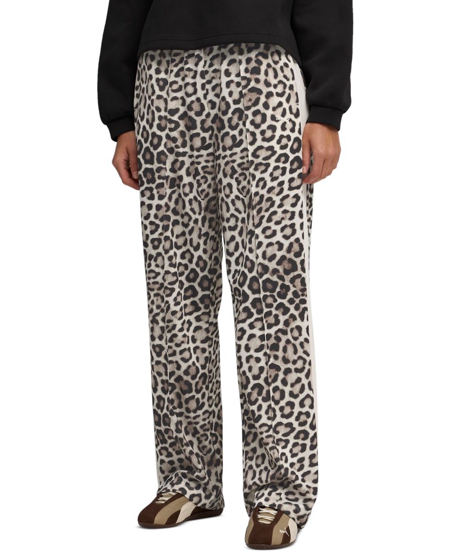 

Женские спортивные брюки прямого кроя T7 Always on Puma, Alpine Snow-ice Coffee