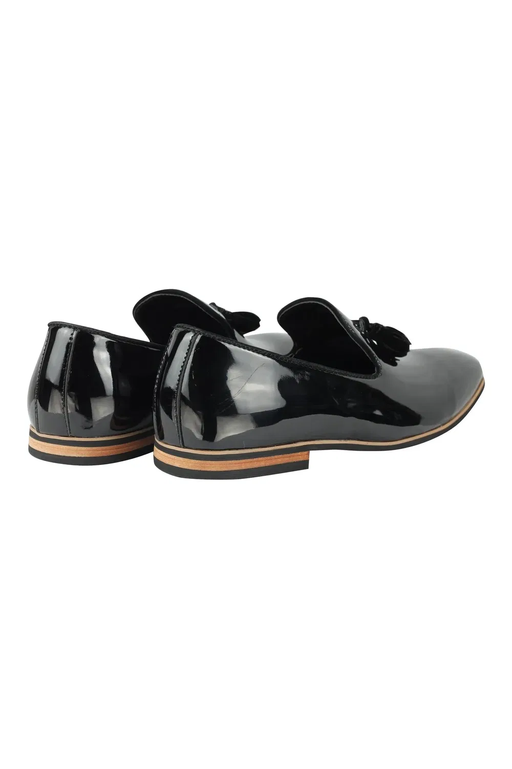 Лоферы на slip-on из искусственной замши Xposed, черный — фото 3