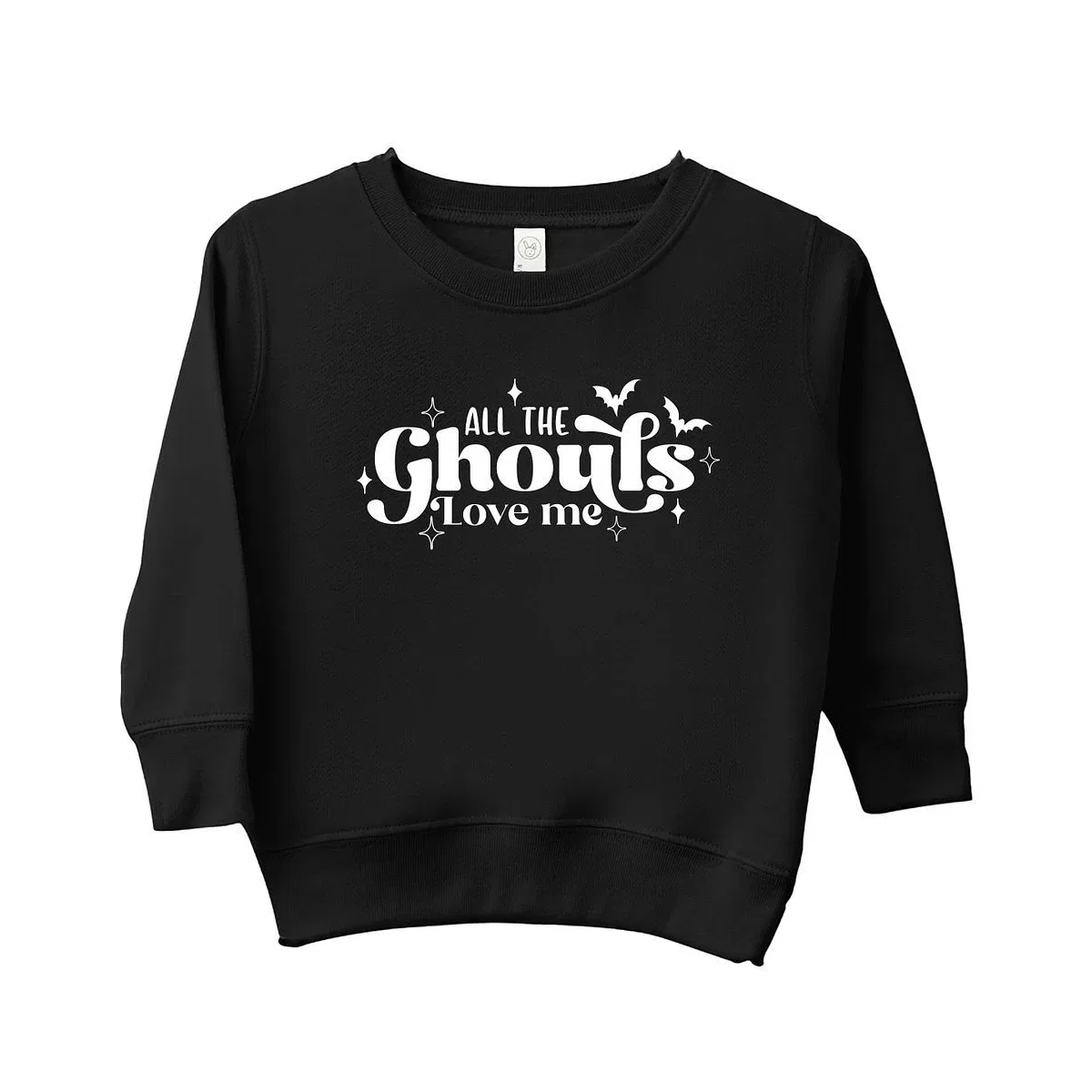Детский свитшот с принтом All The Ghouls Love Me Diamonds The Juniper Shop, Black
