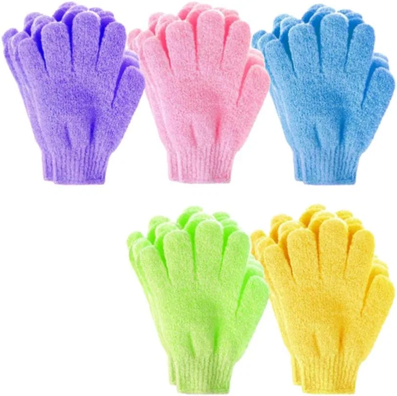 Мочалка-варежка для душа SUPVOX, набор 20 шт, мультиколор
