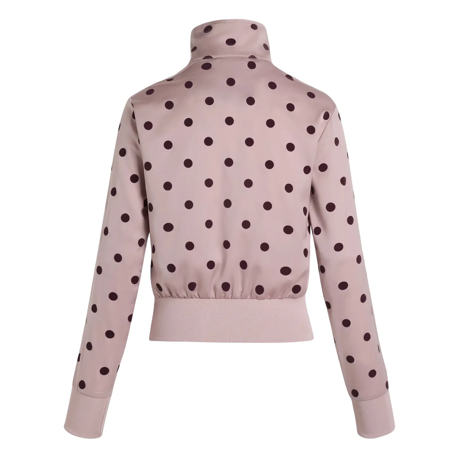 Женская куртка Satin Polka Dots TT Track Top Asia Sizing 'Dual Lilac' adidas, Dual Lilac — фото 2
