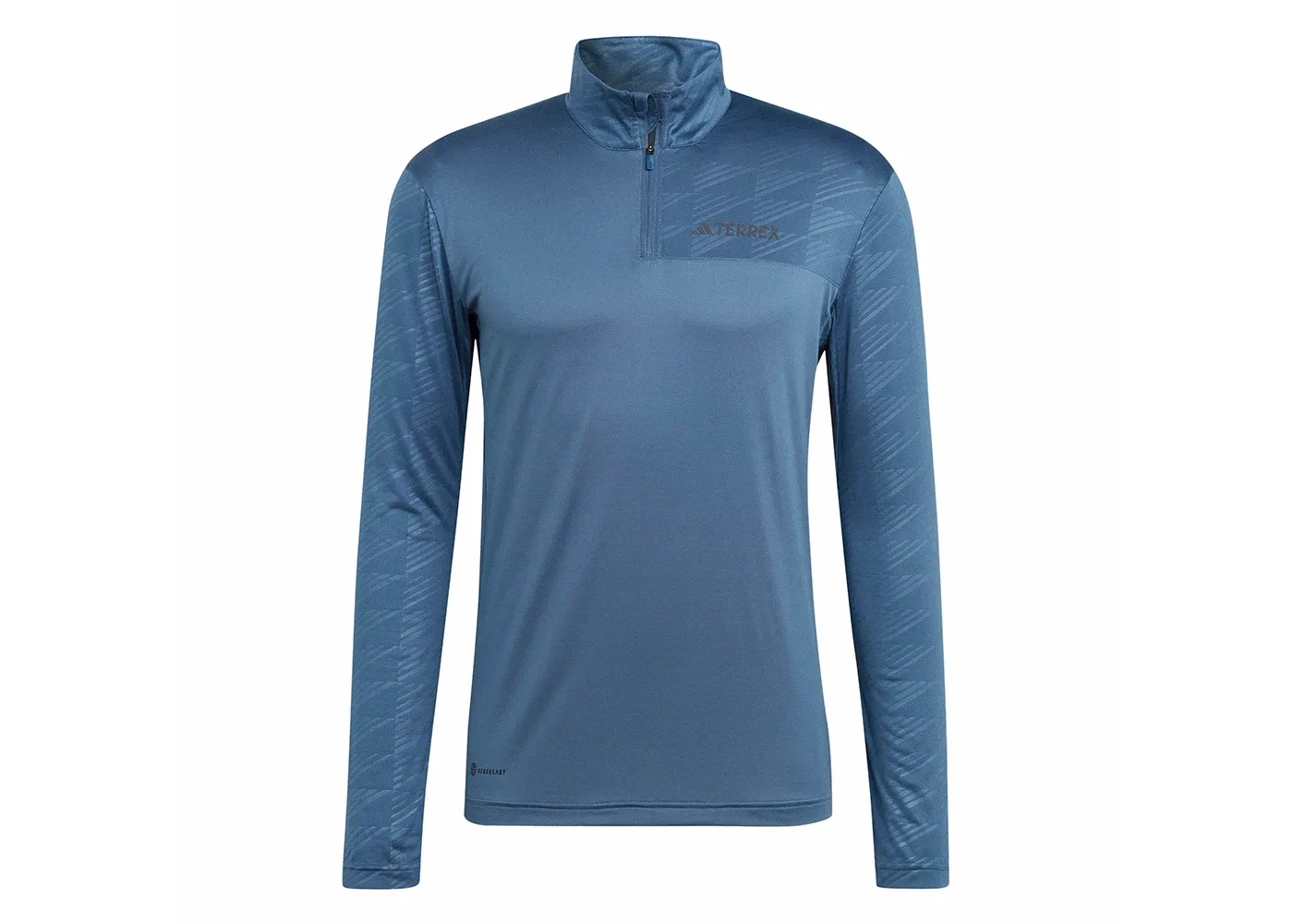Мужская футболка с длинным рукавом Adidas Terrex Multi Half-Zip Long Sleeve Tee, Wonder Steel