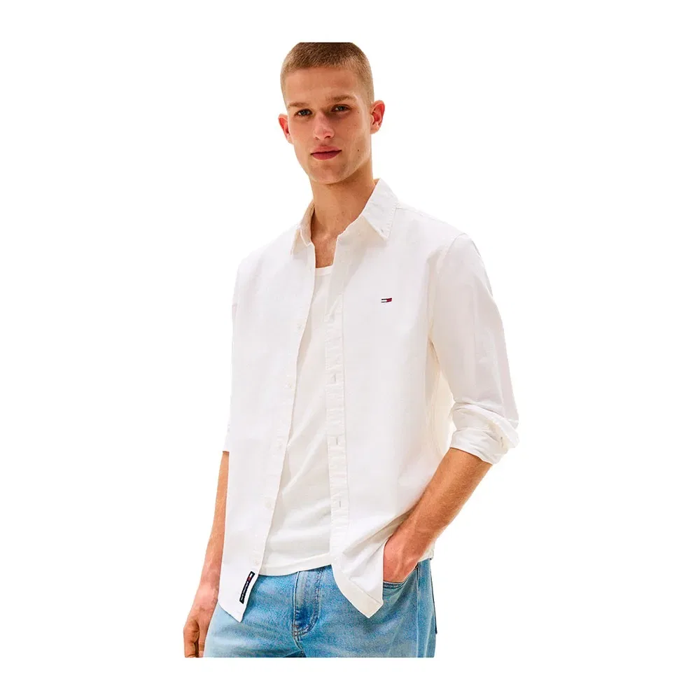 Рубашка с длинным рукавом DM0DM21298 Tommy Hilfiger, белый