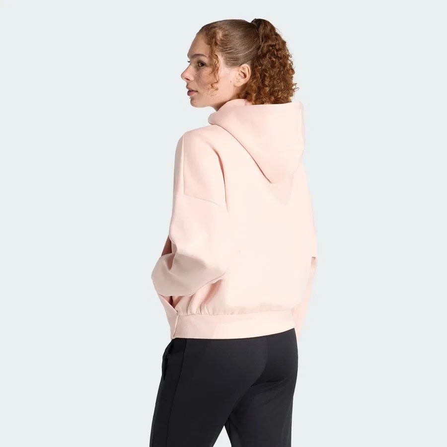 Худи на молнии с капюшоном из футера с принтом Adidas Z.n.e. Full-Zip Hoodie adidas, Черный — фото 2