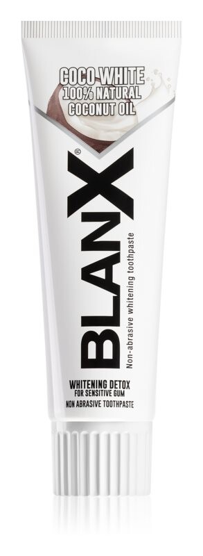 

Отбеливающая зубная паста с кокосовым маслом. BlanX White Detox Coconut