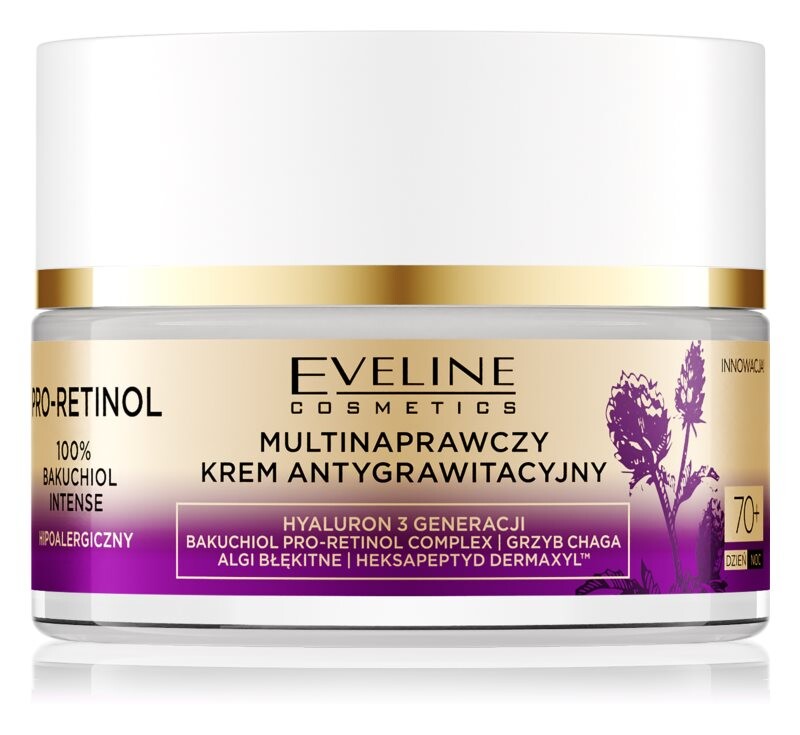 

Интенсивно восстанавливающий крем 70+ Eveline Cosmetics Pro-Retinol 100% Bakuchiol Intense