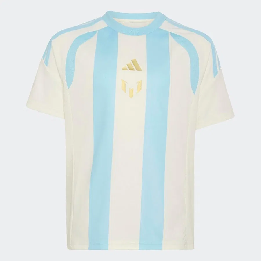 Детская футболка с длинным рукавом Messi Tiro League adidas, Белый