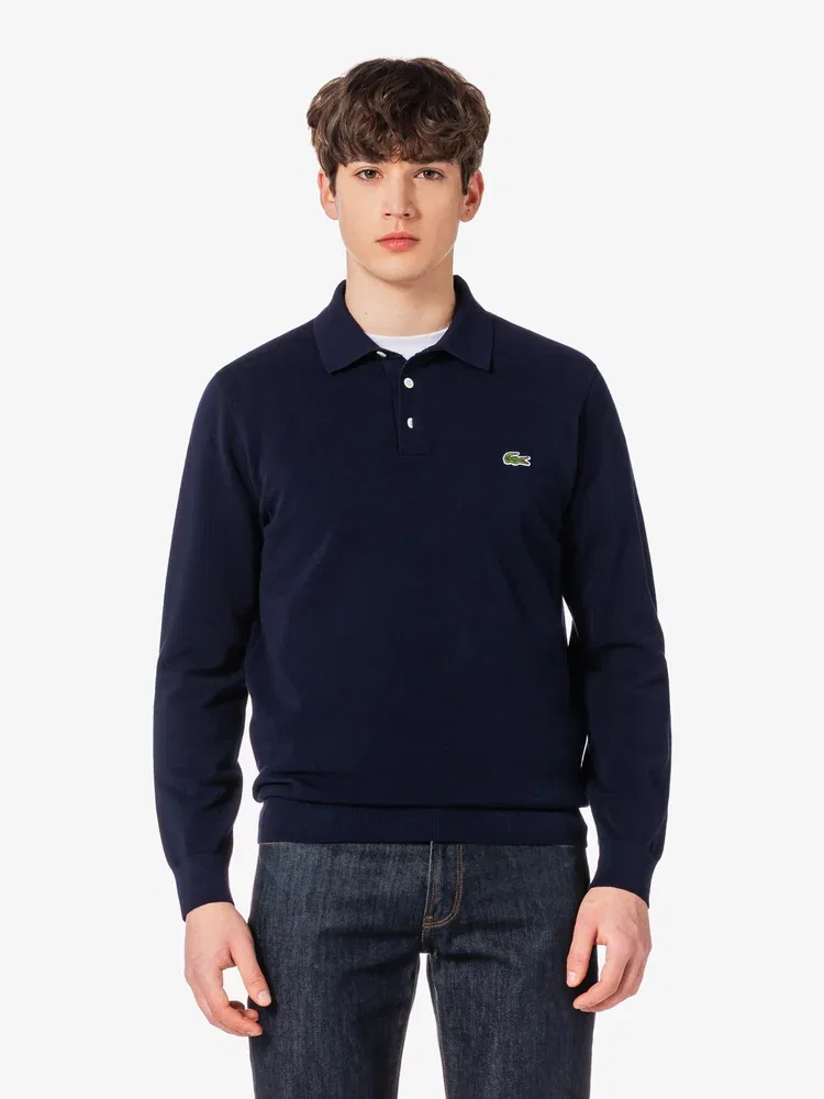 Свитер поло LACOSTE, Navy — фото 4