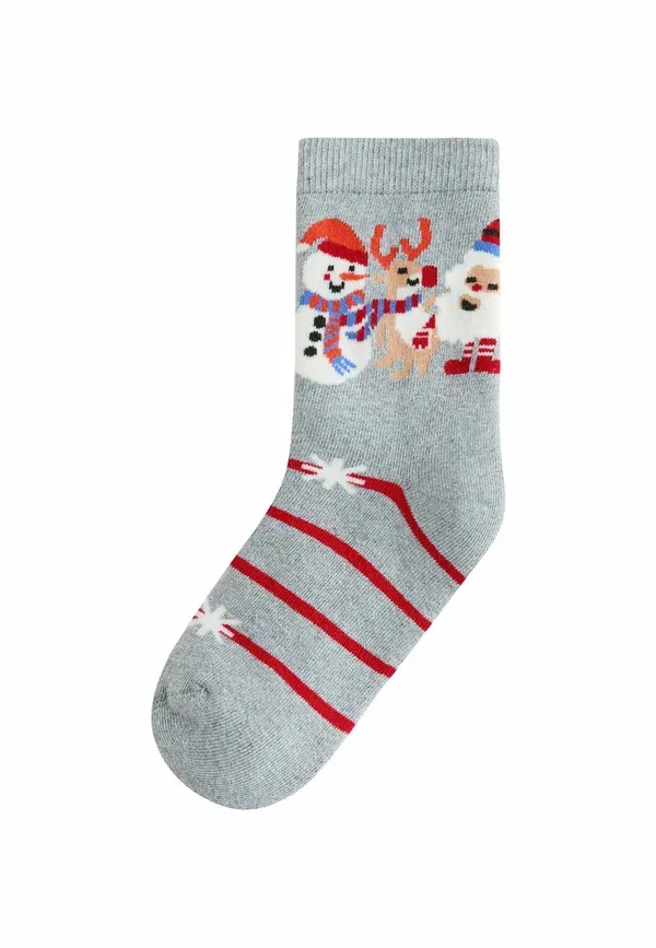 Комплект носков 5 пар, хлопок, Christmas 5 pack, Next, красный, зеленый — фото 2