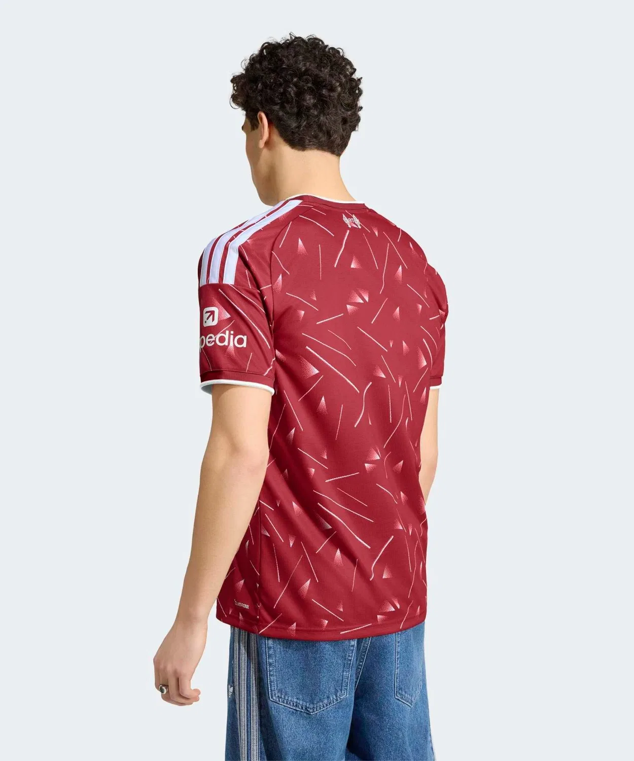 Мужская футболка с принтом Climacool Liverpool FC 26/27 Home Jersey Adidas, Red — фото 2