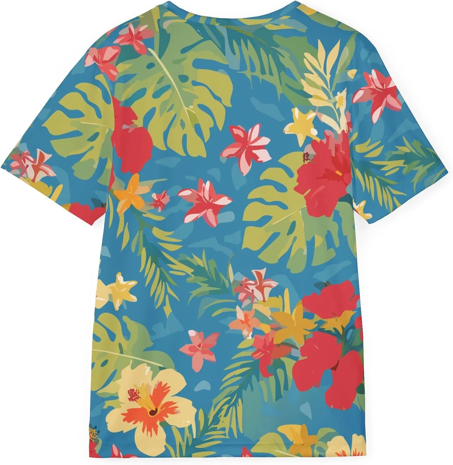 Унисекс футболка с цветочным принтом Africa Print, Multicolor — фото 2