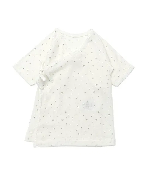 Детский короткий боди-комбинезон с принтом Love Design, Off White