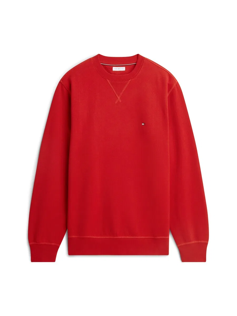 Толстовка TOMMY HILFIGER 'ESS SEASONAL' красного цвета