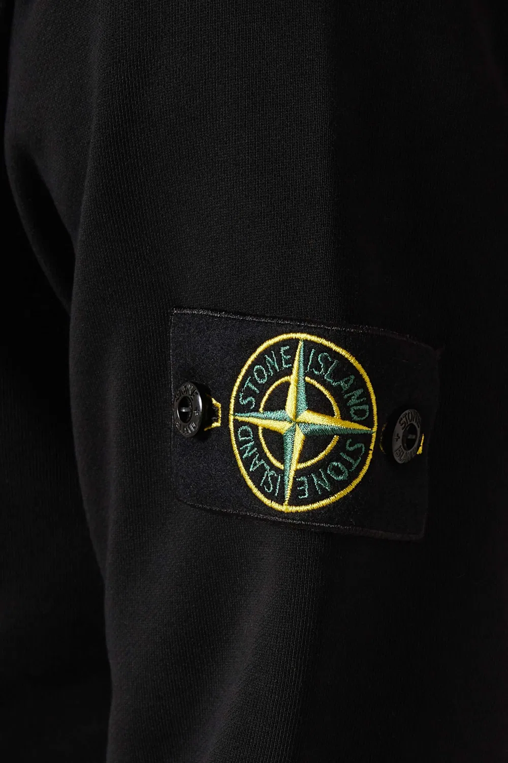 Худи с капюшоном из хлопкового флиса Stone Island — фото 4