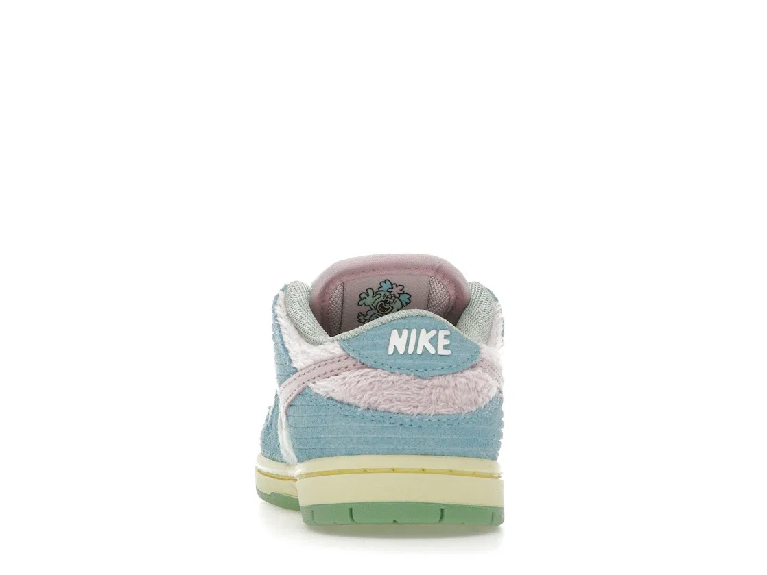 Детские кроссовки Nike SB Dunk Low Verdy Visty, Blue Gaze / Light Arctic Pink / Bicycle Yellow — фото 4