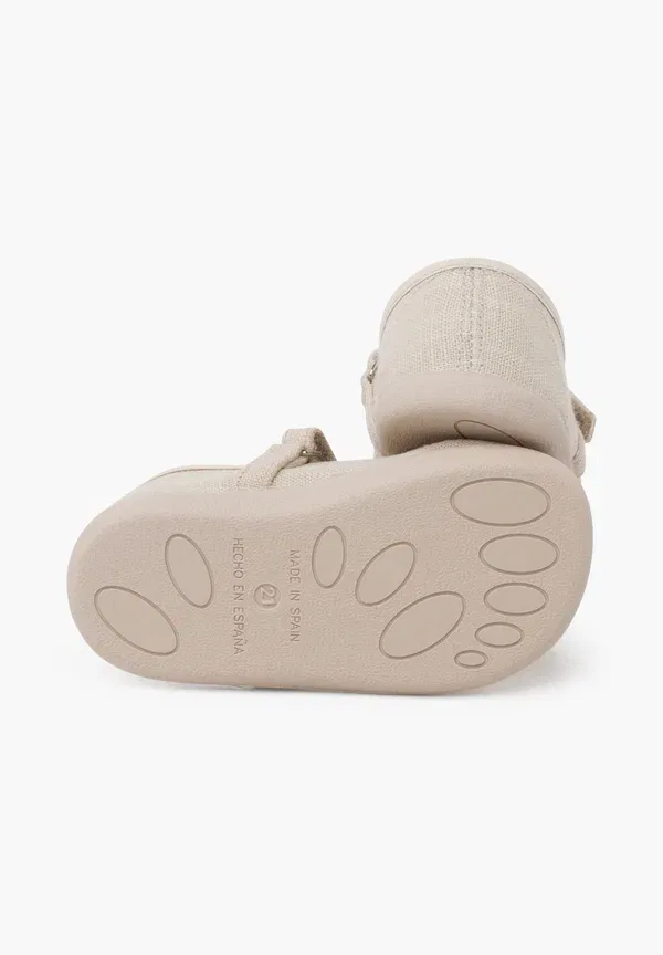 Балетки текстильные Ligero cierre adherente - ankle strap ballet pumps Pisamonas, Crudo — фото 4