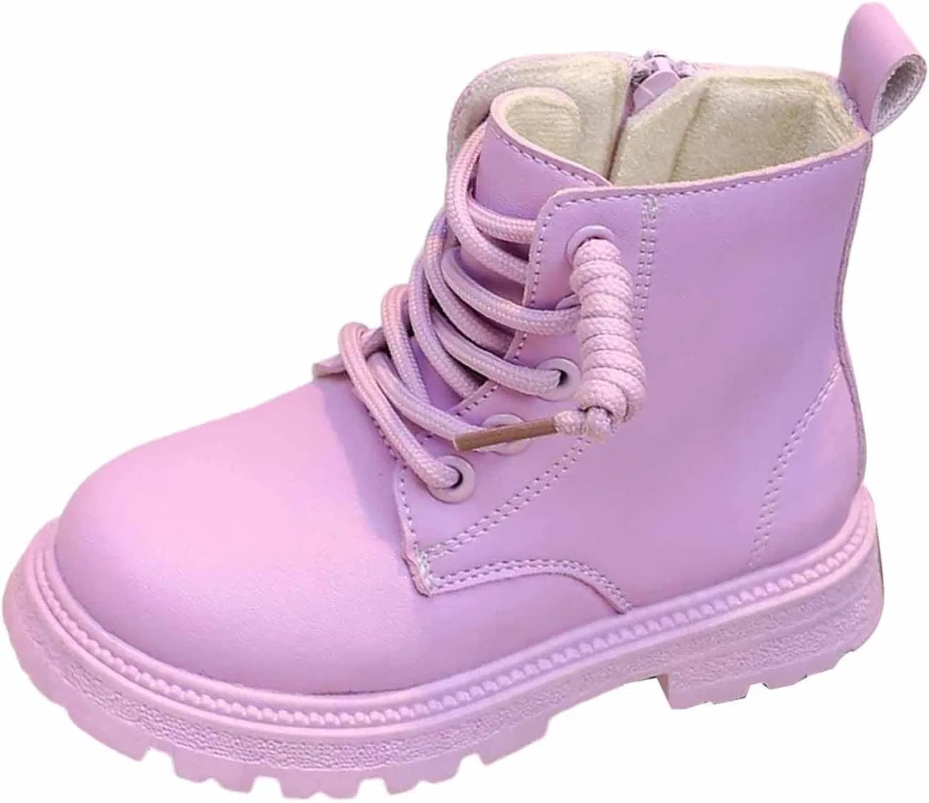 Детские ботинки для девочек с принтом, модель Girls Ankle Boots Casual Dress Shoes Lace Up Winter Booties Cozy Hiking Boots Walking Short Boot 4-11 Years